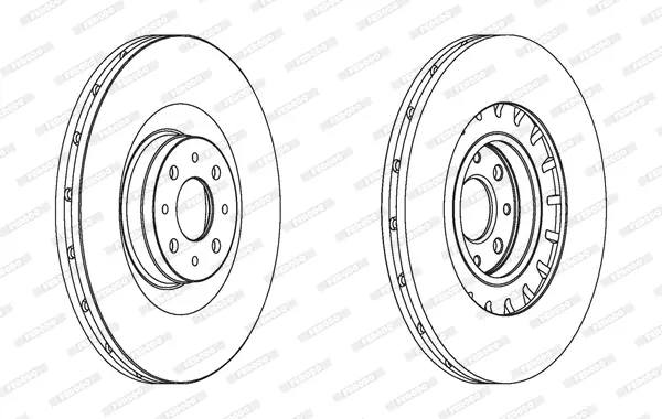 спирачен диск FERODO              