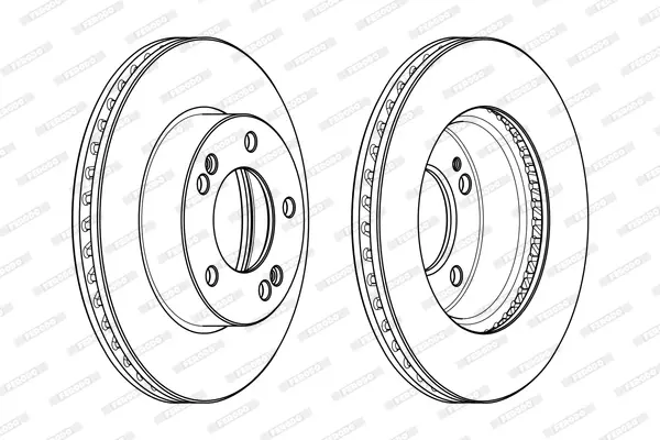 спирачен диск FERODO              