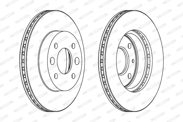 спирачен диск FERODO              