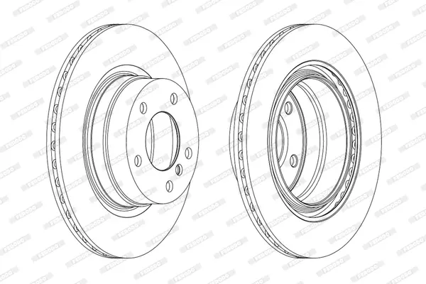 спирачен диск FERODO              