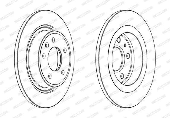 спирачен диск FERODO              