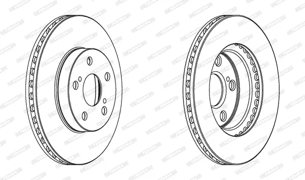 спирачен диск FERODO              