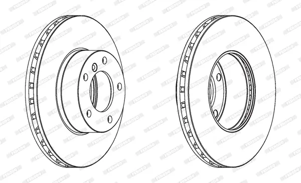 спирачен диск FERODO              