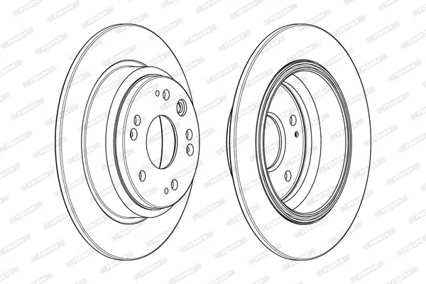 спирачен диск FERODO              