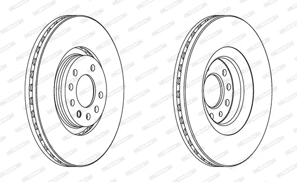 спирачен диск FERODO              
