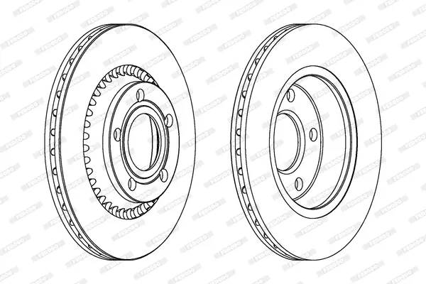 спирачен диск FERODO              