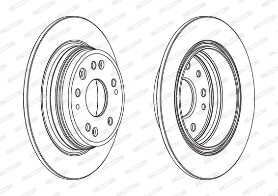 спирачен диск FERODO              