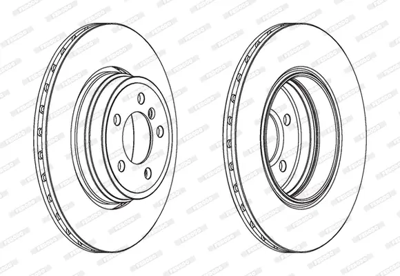 спирачен диск FERODO              