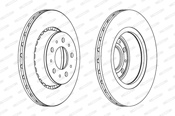 спирачен диск FERODO              