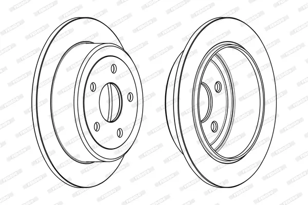 спирачен диск FERODO              