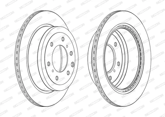 спирачен диск FERODO              