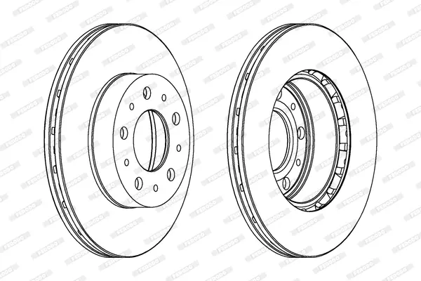 спирачен диск FERODO              