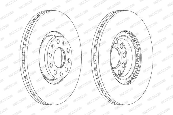спирачен диск FERODO              
