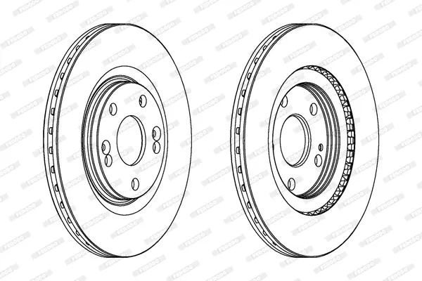 спирачен диск FERODO              