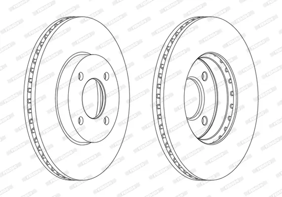 спирачен диск FERODO              