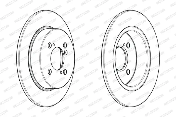 спирачен диск FERODO              