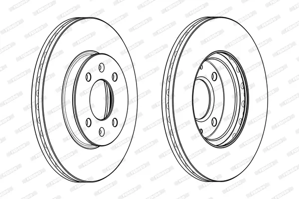 спирачен диск FERODO              