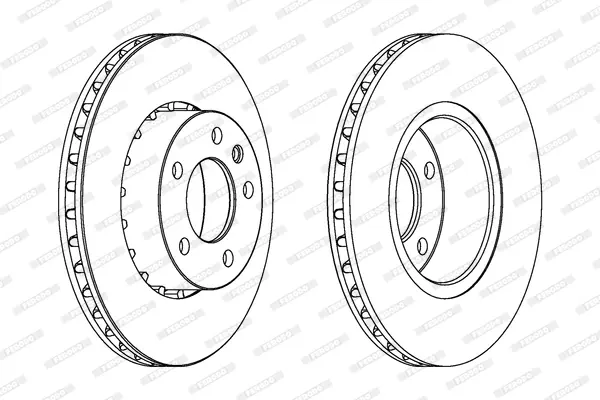 спирачен диск FERODO              