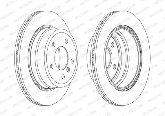 спирачен диск FERODO              