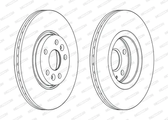 спирачен диск FERODO              
