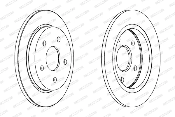 спирачен диск FERODO              