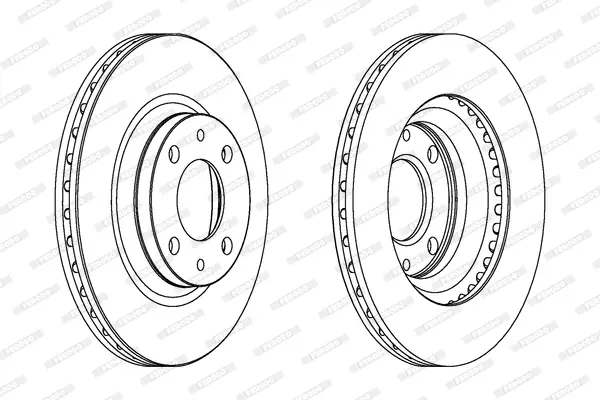спирачен диск FERODO              