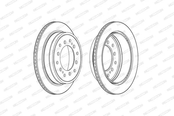спирачен диск FERODO              