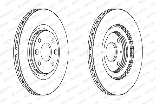 спирачен диск FERODO              