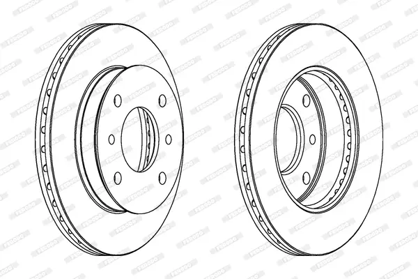 спирачен диск FERODO              