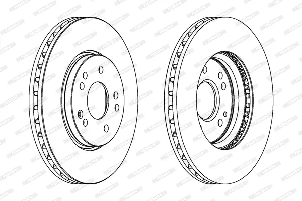 спирачен диск FERODO              