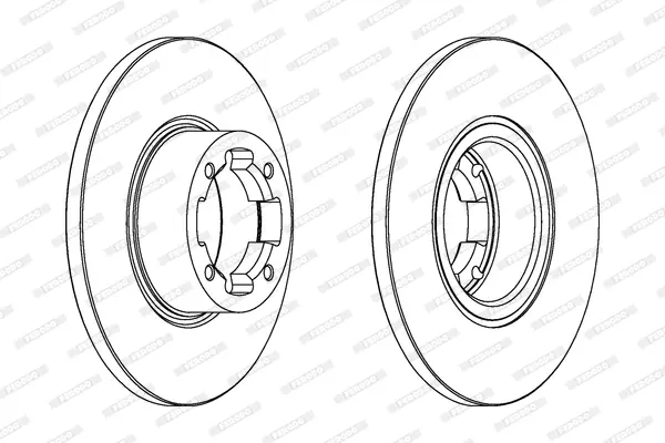 спирачен диск FERODO              
