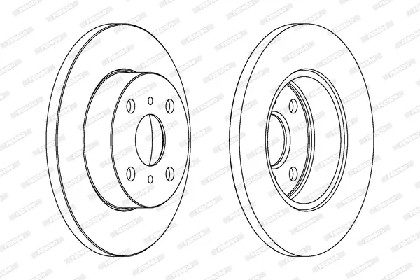 спирачен диск FERODO              
