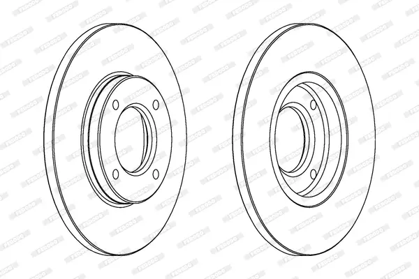 спирачен диск FERODO              