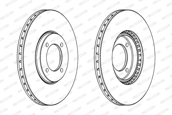 спирачен диск FERODO              