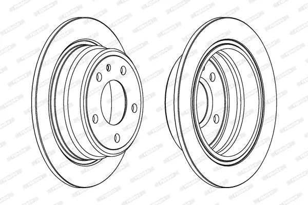 спирачен диск FERODO              