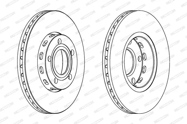 спирачен диск FERODO              