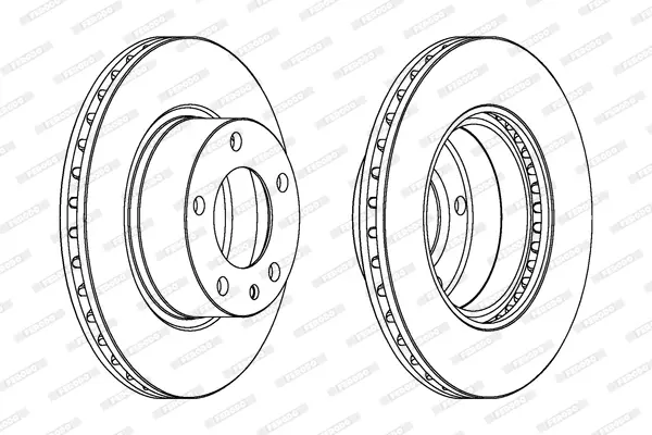 спирачен диск FERODO              