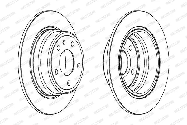 спирачен диск FERODO              