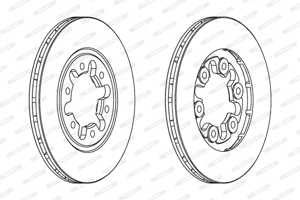 спирачен диск FERODO              