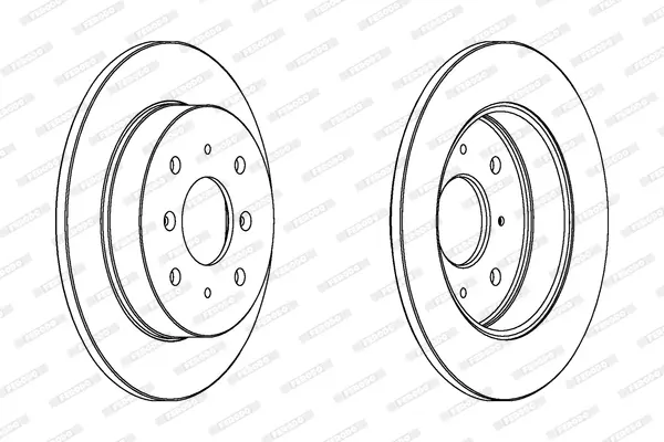 спирачен диск FERODO              