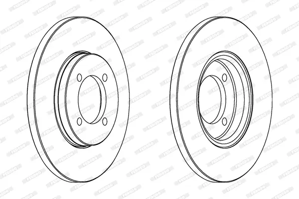 спирачен диск FERODO              