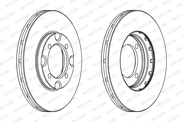 спирачен диск FERODO              