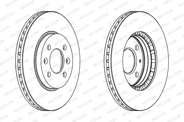 спирачен диск FERODO              