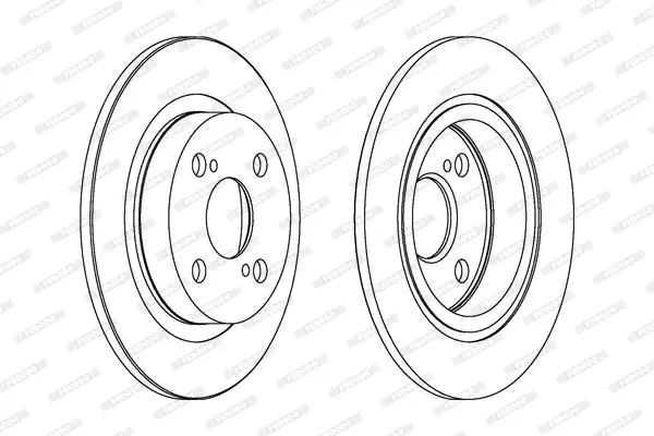 спирачен диск FERODO              