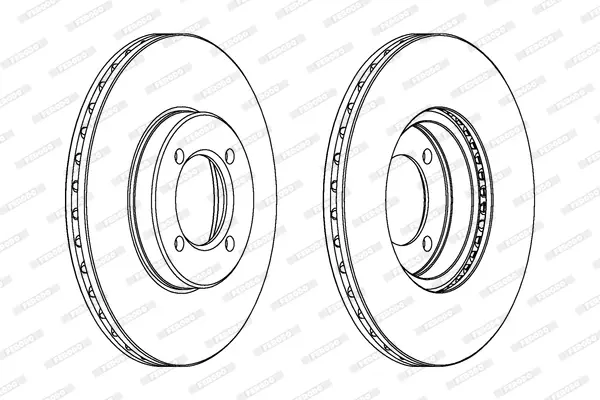 спирачен диск FERODO              