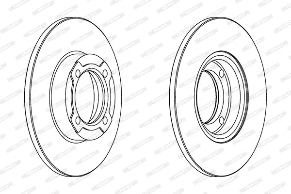 спирачен диск FERODO              