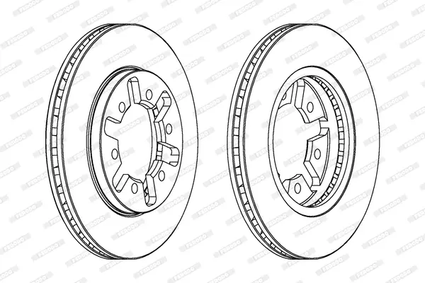 спирачен диск FERODO              
