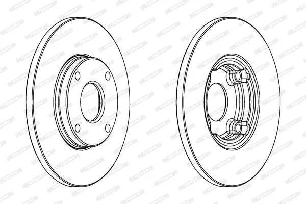 спирачен диск FERODO              