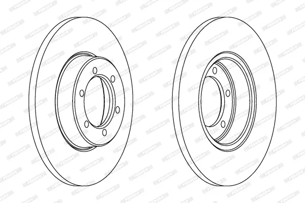 спирачен диск FERODO              