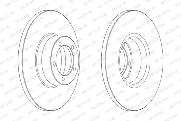 спирачен диск FERODO              